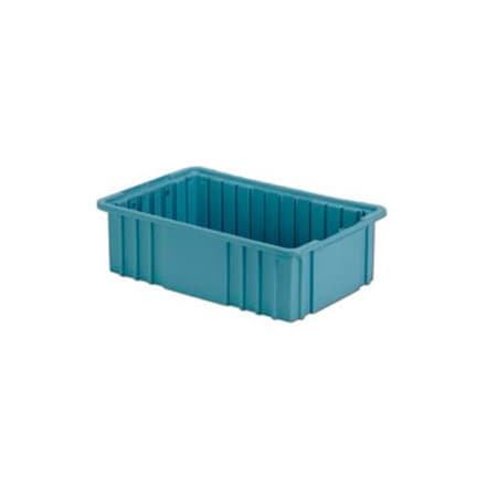 Lewisbins LEWISBins Divider Box NDC2050 16-1/2 x 10-7/8 x 5, Light Blue, PK8 NDC2050  Lt Blue